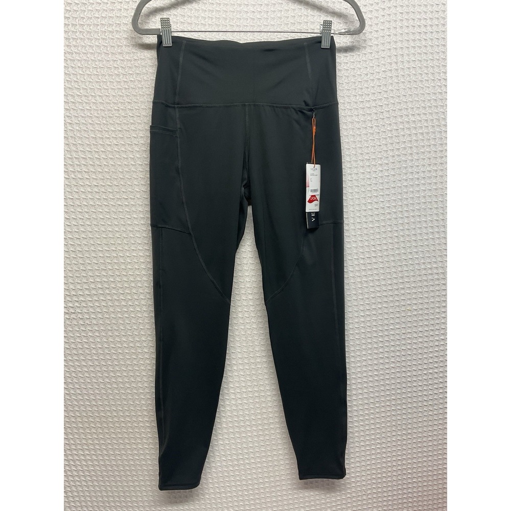 Venor Leggings Women's Medium Black Onyx Seamed Compression Pants